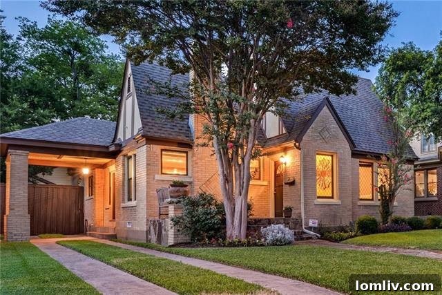 Vickery Place Tudor Historic Home Exterior