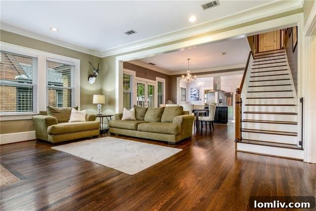 Elegant Entryway with Leaded Glass in Tudor Home