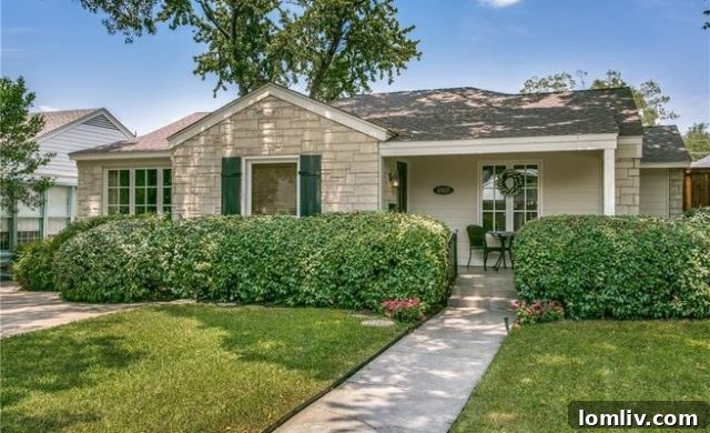 Updated Bluffview home at 4807 Elsby Ave, Dallas, featuring a welcoming facade and open floor plan.