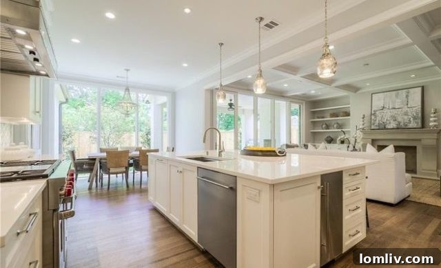 A gourmet kitchen with SubZero and Wolf appliances in the new build at 8514 Chadbourne Road, Devonshire.