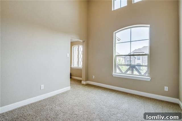 Luxurious master bedroom, a serene retreat designed for ultimate comfort and relaxation.