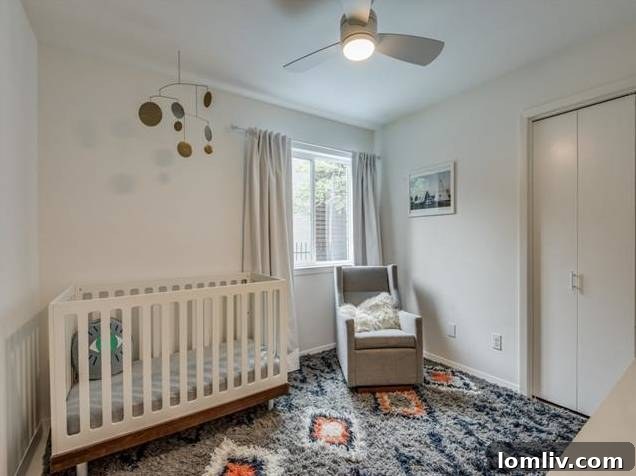 Second Bathroom with Floating Vanity and Freestanding Tub