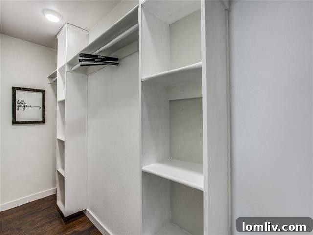 Master Bedroom with Walk-in Closet Access