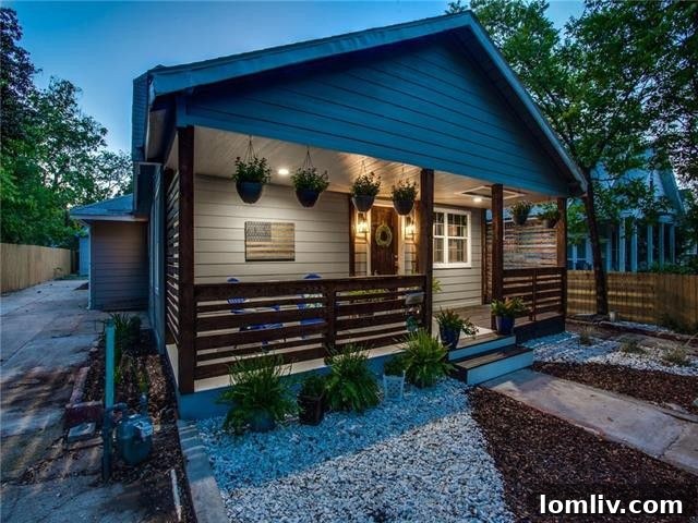 Exterior View of Renovated Craftsman at 1219 S Waverly Dr