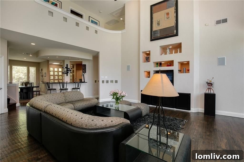 Open Concept Kitchen and Living Area