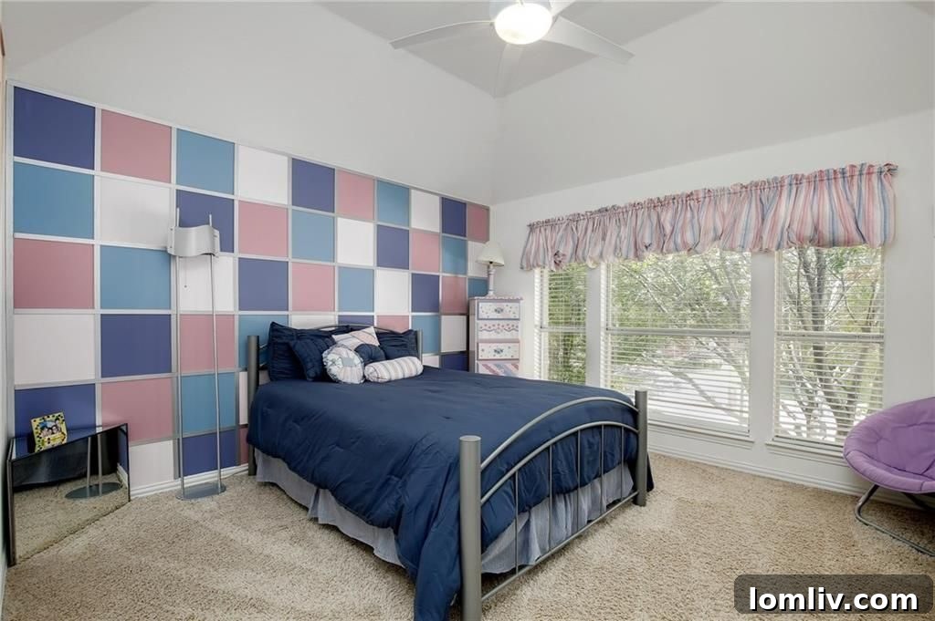 Upstairs Bedroom in Plano Home
