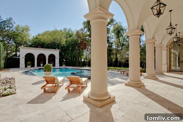 Custom Home Exterior with Landscaping