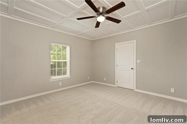 Cozy bedroom with new carpeting and ample natural light, Bishop Arts Craftsman