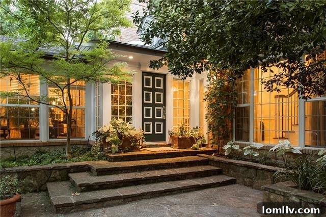 Detailed Garden Pathways Dallas Estate