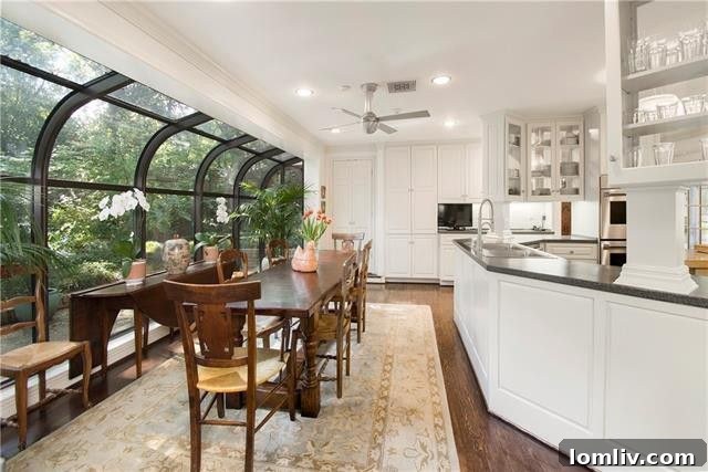 Custom Library Interior Dallas Estate