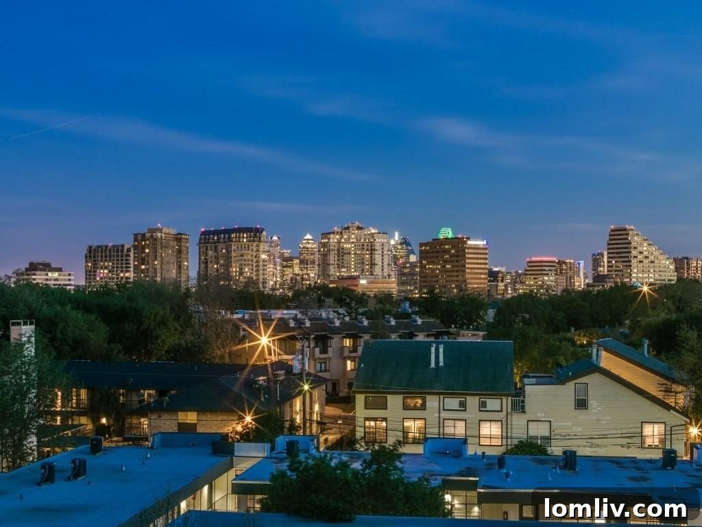 Breathtaking Dallas City Views from Luxury Townhome at 4111 Newton