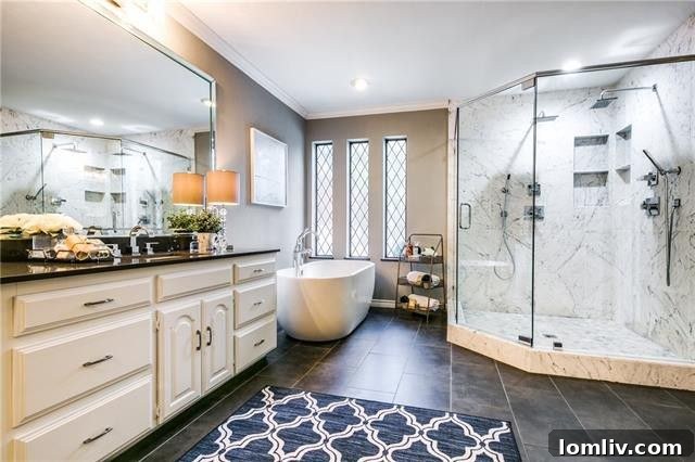 Spacious Master Bath Dallas