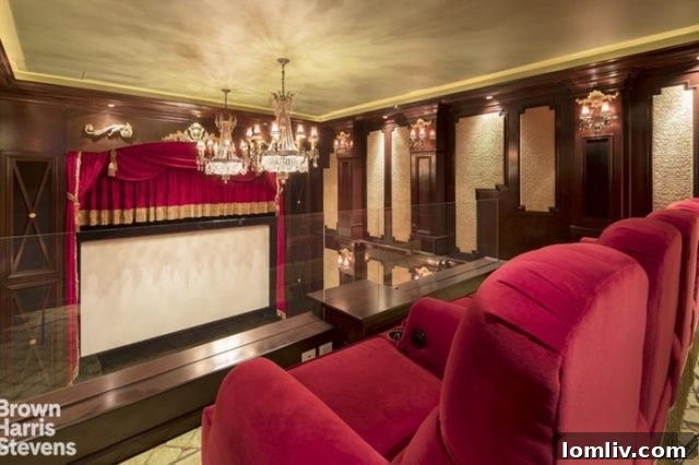 Another interior view, possibly a sophisticated dining room or library, highlighting classic design elements and rich textures.