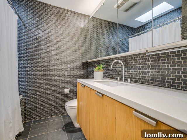 Spacious bedroom with ample natural light