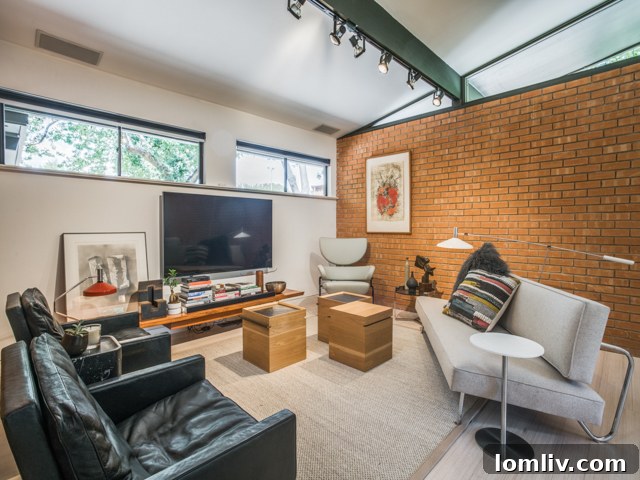 Open concept living and dining space with natural light