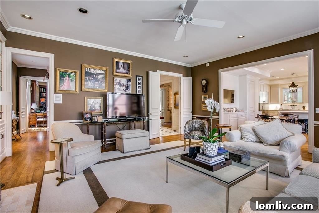 Refined Seating Area in Tanya Foster's Residence