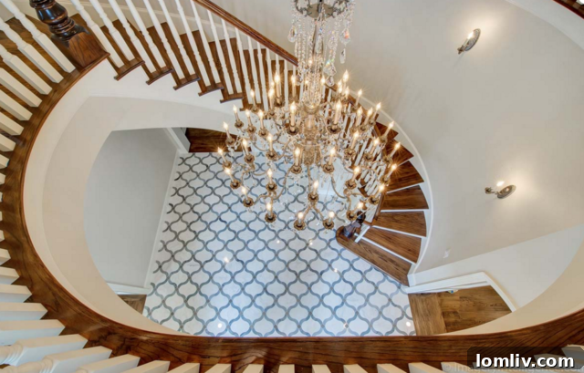 Interior view of a luxurious HGC home featuring an elegant arched doorway