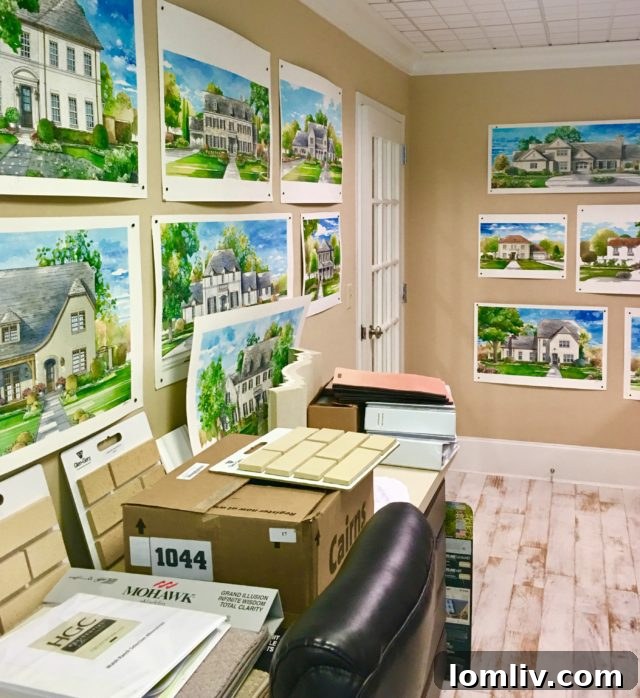 Grand entrance and exterior facade of an HGC custom home