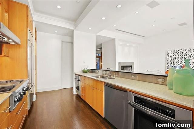 Luxury Modern Townhome Dallas - High-End Kitchen Design