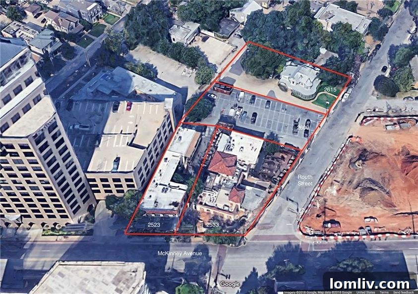 Uptown Dallas's Next Landmark Development at 2523 McKinney Avenue