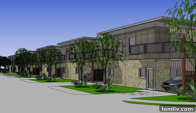 Interior view of a Cotton Groves shipping container home, showcasing modern and cozy design