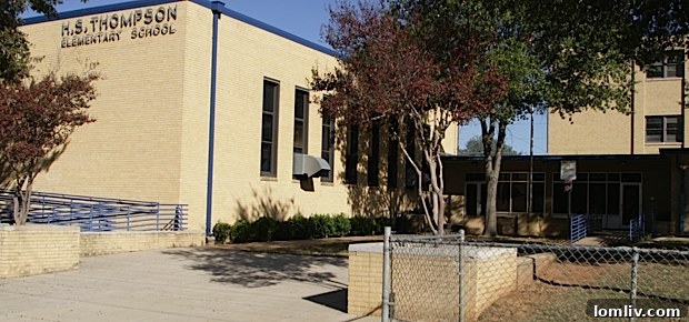 The demolished site of H.S. Thompson Learning Center, which stood vacant for years after its closure in 2013