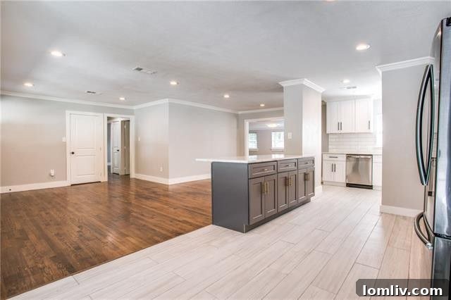 Close-up of Quartz Countertops and White Subway Tile Backsplash in Kitchen