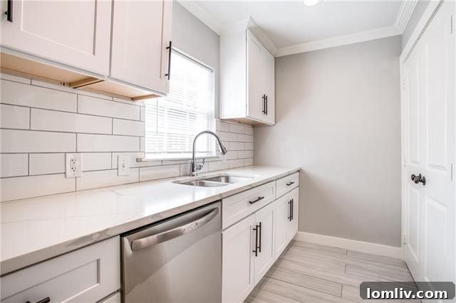 Another Angle of the Contemporary Kitchen with Eat-in Area