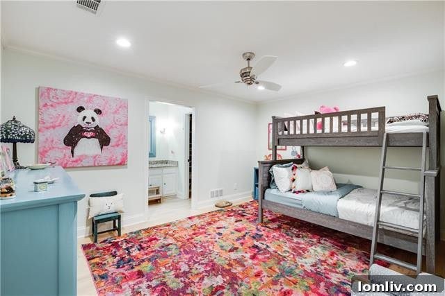 Bright and spacious modern farmhouse bedroom with inviting decor