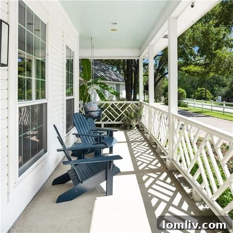 Side view of the Williamson Road modern farmhouse exterior