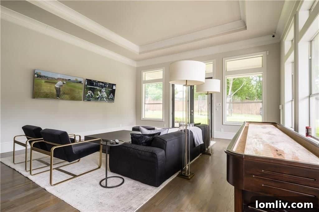 Chandelier in Luxury Walk-in Closet