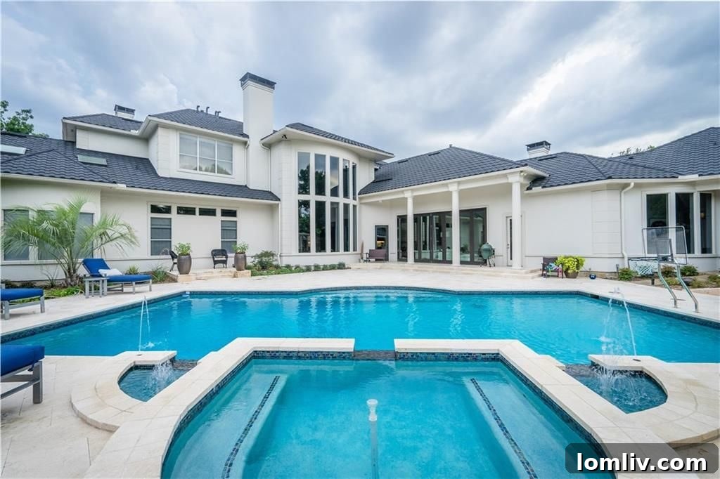 Backyard View of Luxury Home