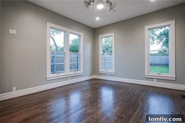 A versatile downstairs master suite, designed for flexibility