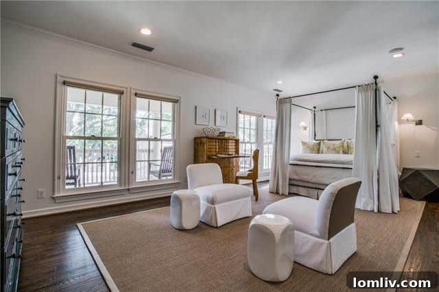 Well-appointed secondary bedroom with comfortable furnishings and ample space