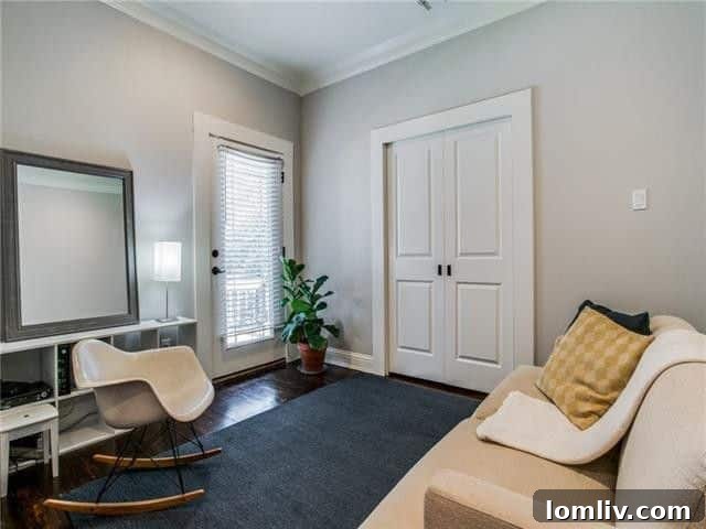 Private balcony off the master suite, perfect for morning coffee or evening relaxation.