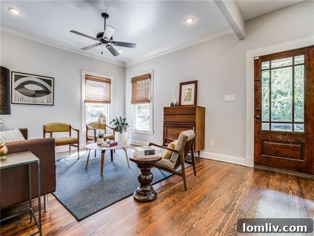 The grand entrance and welcoming porch of 222 N. Edgefield Ave., a perfect gathering spot in Winnetka Heights.