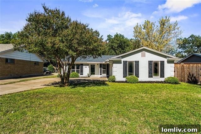 Custom Remodeled Exterior - 1224 Cypress Dr Richardson