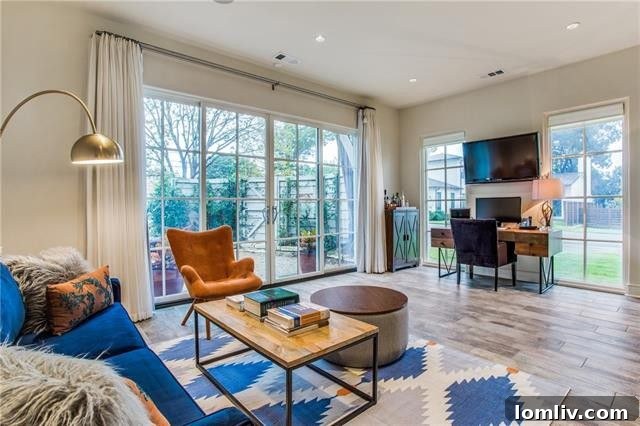 Lushly landscaped garden and private patio area, offering a serene outdoor retreat.