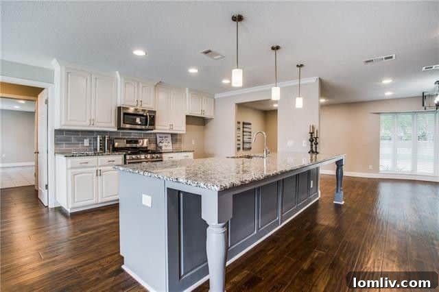 Stylish Kitchen with Modern Cabinetry and Fixtures