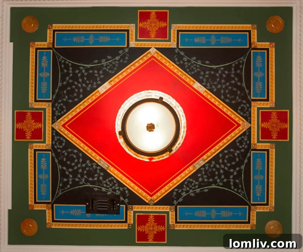 Interior view of the Gentling Brothers' Fort Worth home, showcasing their unique artistic touch