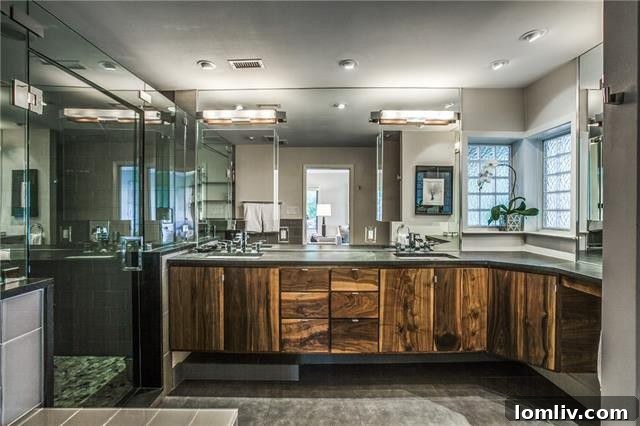 Luxurious Bathroom with Elegant Finishes