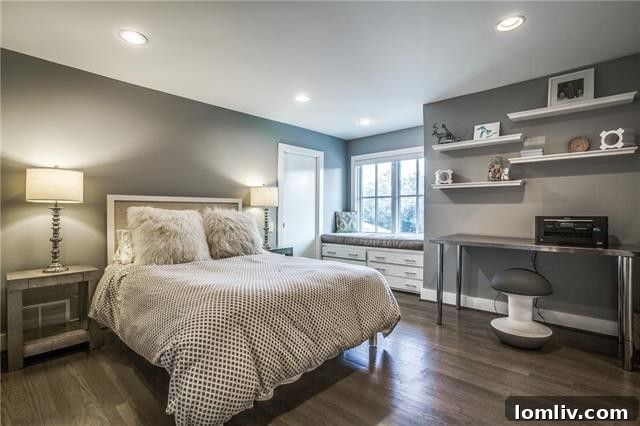 Bright and Airy Living Room with Unique Art Pieces