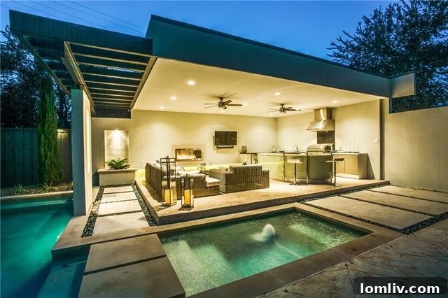 Sports Court and Artificial Turf in the Backyard