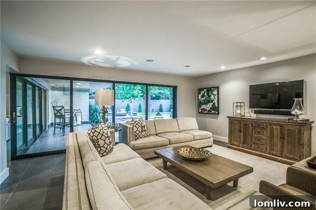 Architectural Detail of the Modernized Preston Royal Home