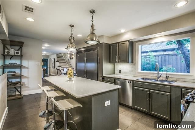 Inviting Patio Area with Outdoor Seating in Dallas Home