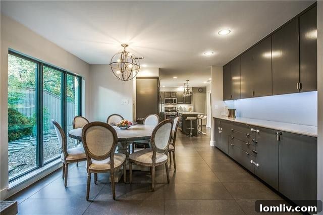 Modern Interior Design and Open Concept Living Space