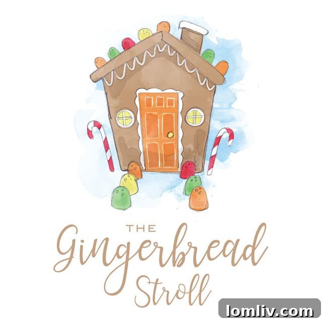 Close-up of a festive gingerbread house