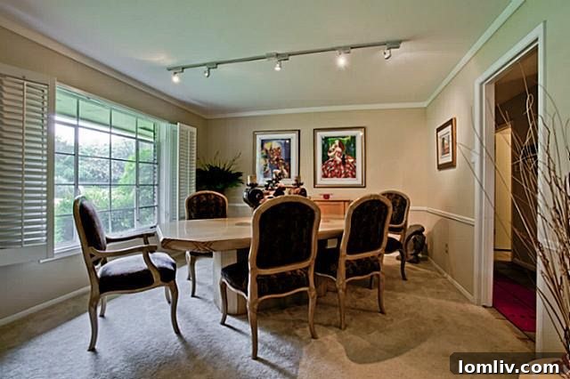 Stylish Dining Area in Renovated Midway Hills Home