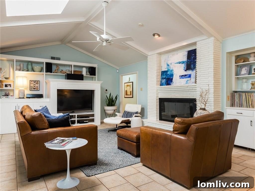 Kitchen Island with Seating and Modern Appliances