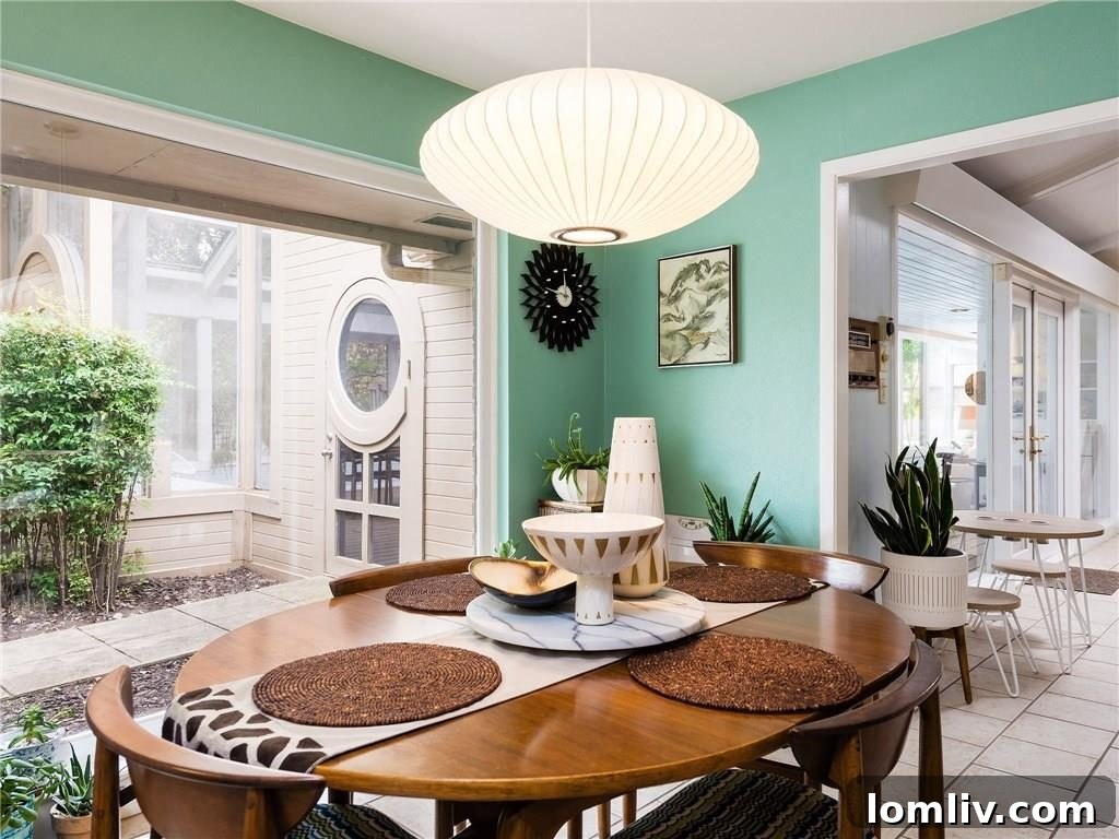 Stylish Seating Area with Artistic Touches